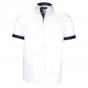 Chemisette grande taille à tissu uni contrasté RIVERA AE8DBMC1