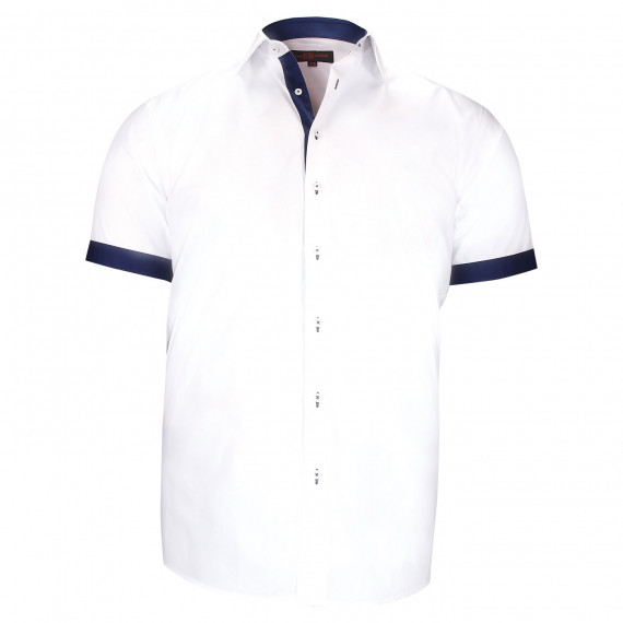 Chemisette grande taille à tissu uni contrasté RIVERA AE8DBMC1