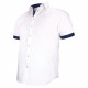 Chemisette grande taille à tissu uni contrasté RIVERA AE8DBMC1