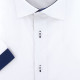 Chemisette grande taille à tissu uni contrasté RIVERA AE8DBMC1