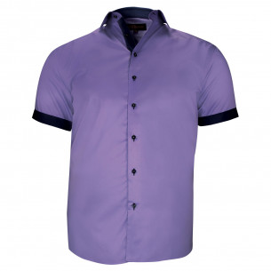 Chemisette grande taille à tissu uni contrasté VIOSSO AE9DBMC1