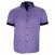 Chemisette grande taille à tissu uni contrasté VIOSSO AE9DBMC1