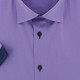 Chemisette grande taille à tissu uni contrasté VIOSSO AE9DBMC1