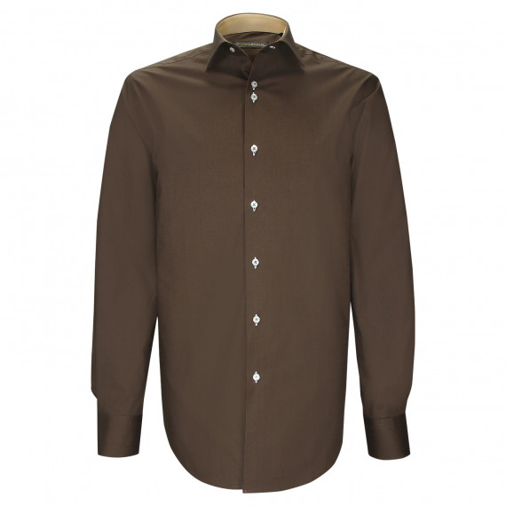 Chemise coupe droite 100% coton AE2EB1