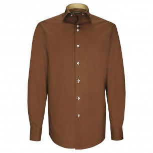 Chemise coupe droite 100% coton AE2EB2