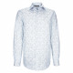 Chemise coupe droite tissu structuré à motifs STRUCO AE4EB1