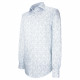 Chemise coupe droite tissu structuré à motifs STRUCO AE4EB1