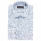 Chemise coupe droite tissu structuré à motifs STRUCO AE4EB1