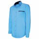 Chemise cintrée unie liseré sur poche TASCOPO AE8EB1