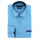 Chemise cintrée unie liseré sur poche TASCOPO AE8EB1