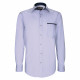 Chemise cintrée unie liseré sur poche TASCOPO AE8EB2