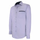 Chemise cintrée unie liseré sur poche TASCOPO AE8EB2