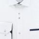 Chemise cintrée unie liseré sur poche TASCOPO AE8EB3