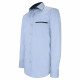 Chemise cintrée unie liseré sur poche TASCOPO AE8EB4