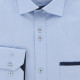Chemise cintrée unie liseré sur poche TASCOPO AE8EB4