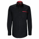Chemise cintrée unie liseré sur poche TASSORO AE9EB1
