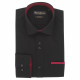 Chemise cintrée unie liseré sur poche TASSORO AE9EB1