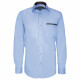 Chemise cintrée unie liseré sur poche TASCOMAR AE9EB1