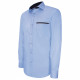Chemise cintrée unie liseré sur poche TASCOMAR AE9EB1