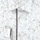 Chemisette cintré tissu imprimé fleuri