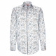 Chemise coupe droite tissu imprimé fleuri AE3AM1
