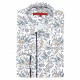Chemise coupe droite tissu imprimé fleuri AE3AM1