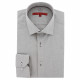 Chemise coupe droite micro-motifs brodés AE6AM1