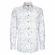 Chemise cintrée tissu imprimé fleuri AE7AM1