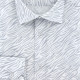 Chemise cintrée tissu imprimé zébré AE8AM1