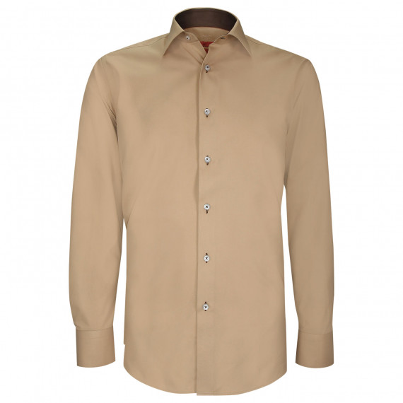 Chemise cintrée tissu uni AE9AM3