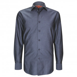 Chemise cintrée tissu structuré à motifs AE10AM1
