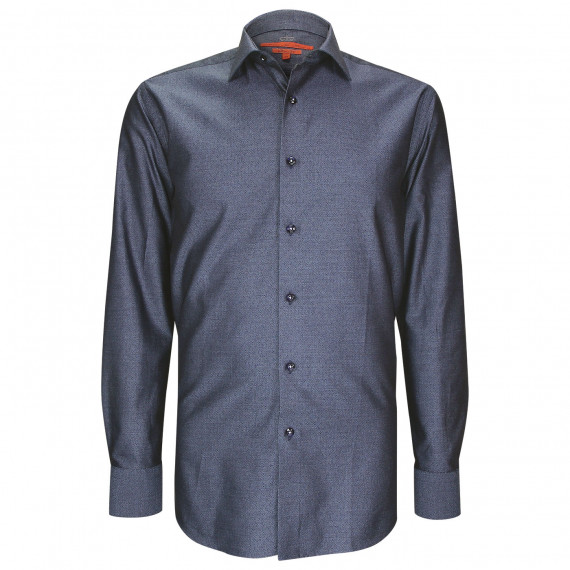 Chemise cintrée tissu structuré à motifs AE10AM1