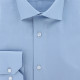Chemise cintrée en coton sergé uni AE13AM1