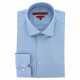 Chemise cintrée en coton sergé uni AE13AM1