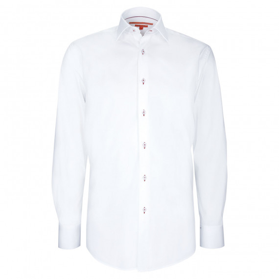 Chemise cintrée uni 100% coton AE14AM1