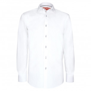 Chemise cintrée uni 100% coton AE14AM2
