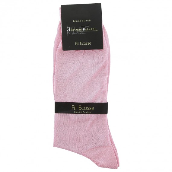 Chaussettes FIL D'ECOSSE Emporio balzani FIL-PINK