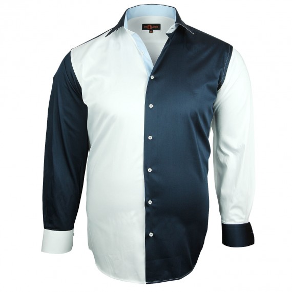 Chemise bicolore TREND Doublissimo GT-H4DB1
