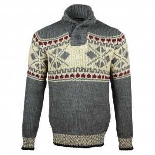 Pull jacquard CORTINA Emporio balzani H1028-GRIS