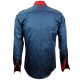 Chemise bicolore TRAPEZE Emporio balzani H16EB1