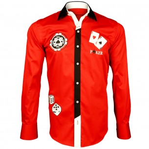 Chemise brodée GAMBLER Andrew Mc Allister H7AM1