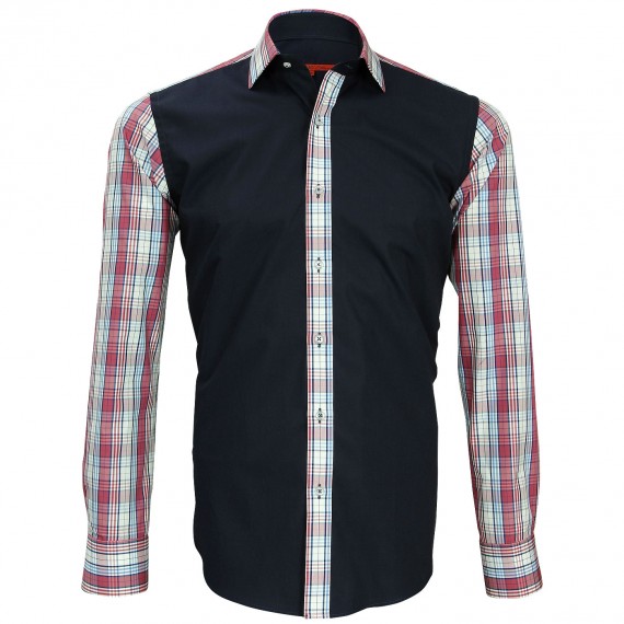 Chemise bi-matière ABERLOUR Andrew Mc Allister N4AM1