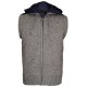 Gilet sans manches HOODY Emporio balzani N50024ZCAP-GREY