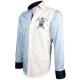 Chemise bicolore bordée BLASON Andrew Mc Allister Y2AM1