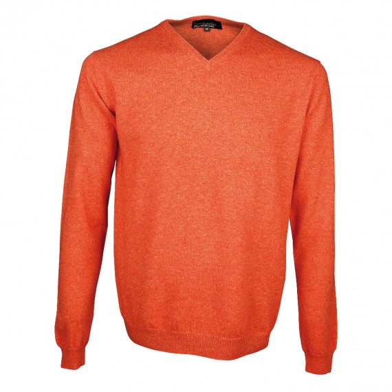 Pull roma CACHEMIRE 100% Emporio balzani H2443-ORGE