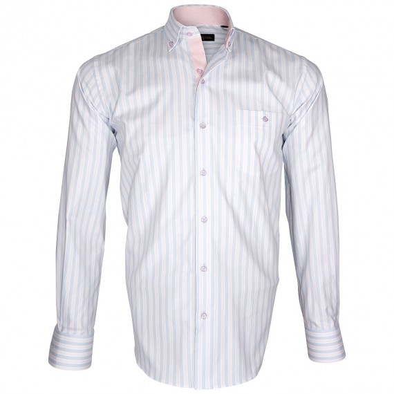 Chemise oxford rayée MONTECASSINO Emporio balzani Q17EB9