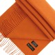 Echarpe100% CACHEMIRE Emporio balzani CASH-ORANGE