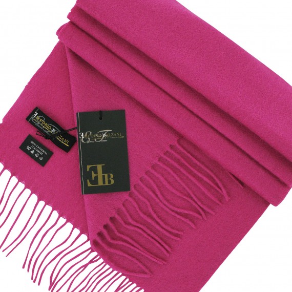 Echarpe100 % CACHEMIRE Emporio balzani CASH-FUSHIA