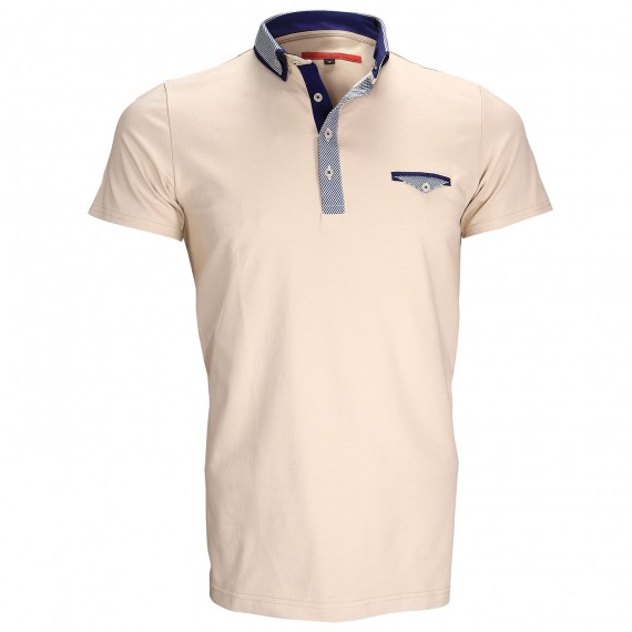 Polo double colJOHN Andrew Mac Allister ZB1-BEIGE