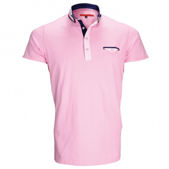 Polo double colJOHN Andrew Mac Allister ZB1-PINK